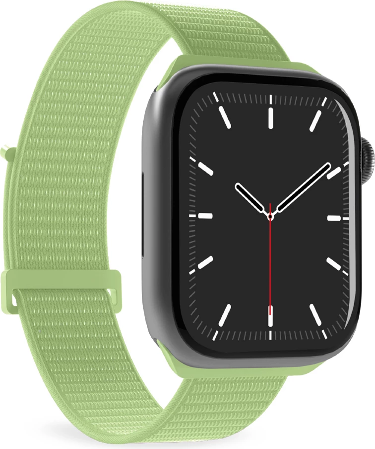 Rrip smartwatch, Puro, Sport, për Apple Watch 44/45/46/49 mm, najlon, jeshile