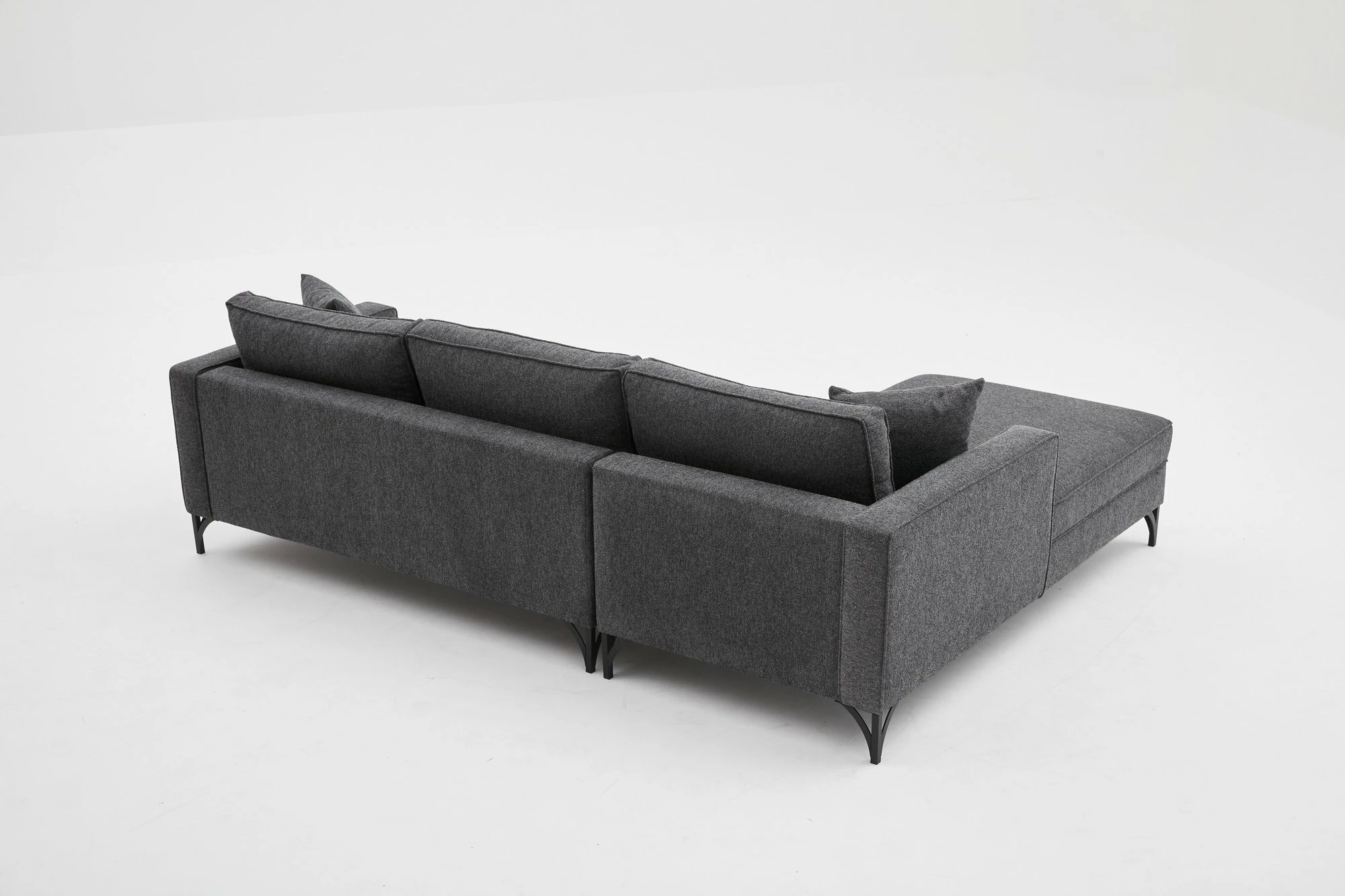 Këndare Atelier del Sofa, Berlin majtas, anthracite, e zezë