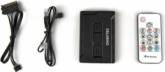 Kasë CHIEFTEC SCORPION 4 GL-04B-UC-OP, ATX, USB-C 3.2, A-RGB, e zezë