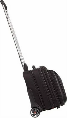 Set biznesi 2 pjesësh Wenger Patriot, trolley 17 inç me çantë notebook 15.4 inç, e zezë