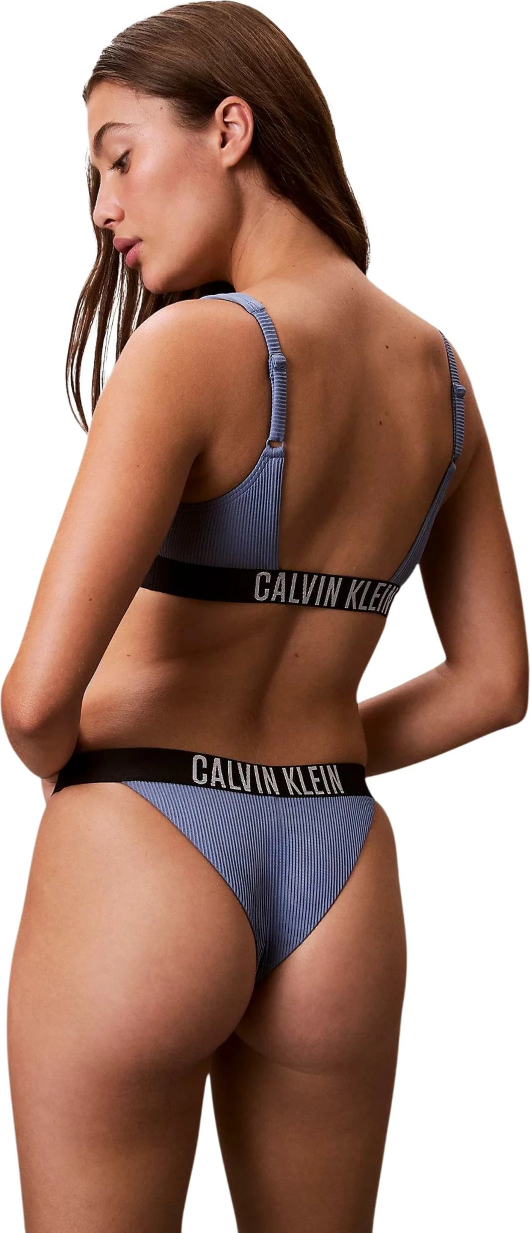 Të poshtme bikine për femra Calvin Klein Jeans LV00Q61213, të kaltra të errëta [Madhësia: L]