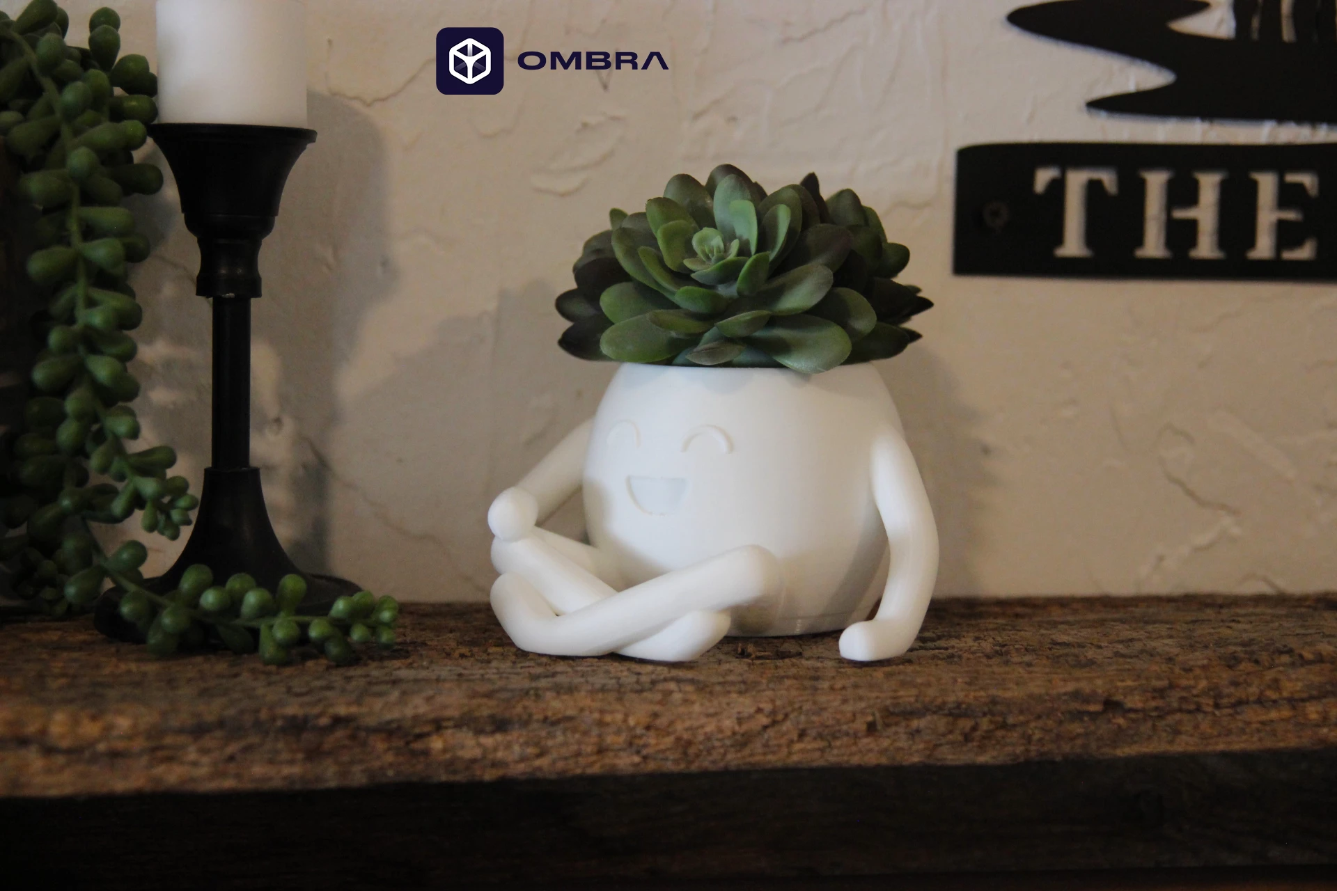 Vazo Dekorative (Relaxing Pot) - e bardhë