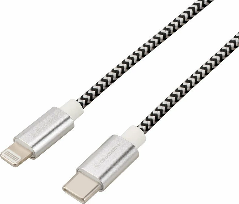 Kabllo USB GoGEN Cable USB-C/Lightning, 3m, braided