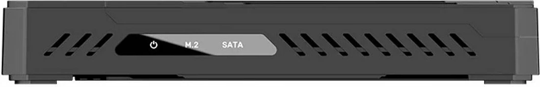 Kasë SSD Unitek S1229CBK01, M.2 NVMe/SATA & 2.5", USB-C 3.2 Gen 2 10Gbps, alumini, e zezë, set me kabllo/adaptor