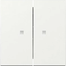 Kapak ndërprerësi GIRA System 55 363103, 2 module, i bardhë