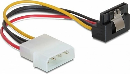 Adaptor kabllo rryme SATA DeLOCK, Molex në SATA, 0.015 m, konektor këndor, multikolor