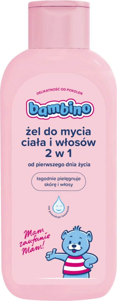 Xhel për trup dhe flokë për fëmijë Bambino 400ml