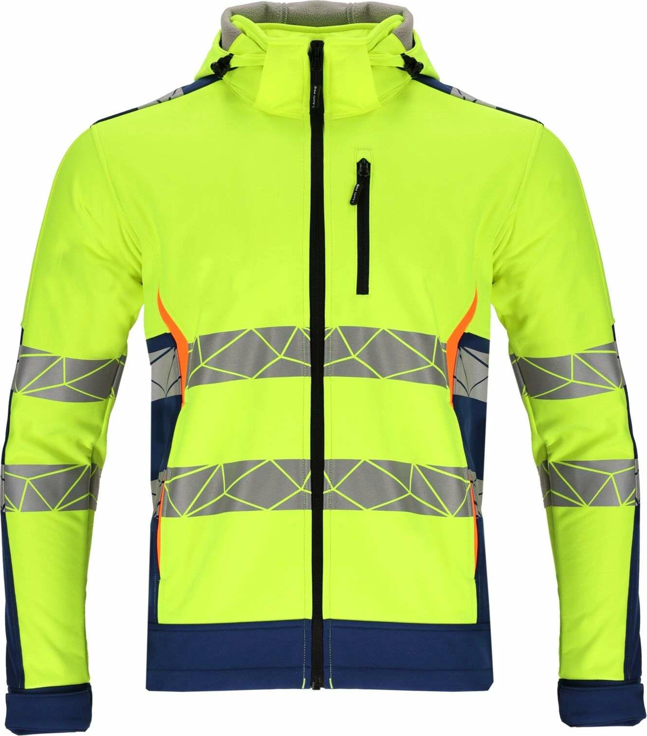 Xhaketë softshell reflektuese LAHTI PRO L40944, XL, verdhë-kaltër