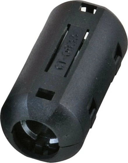 Bërthamë ferriti EFB Elektronik 71505.1, 9.5 mm, e zezë