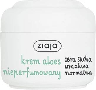Krem fytyre për femra Ziaja Aloe Bio Unscented, 50ml