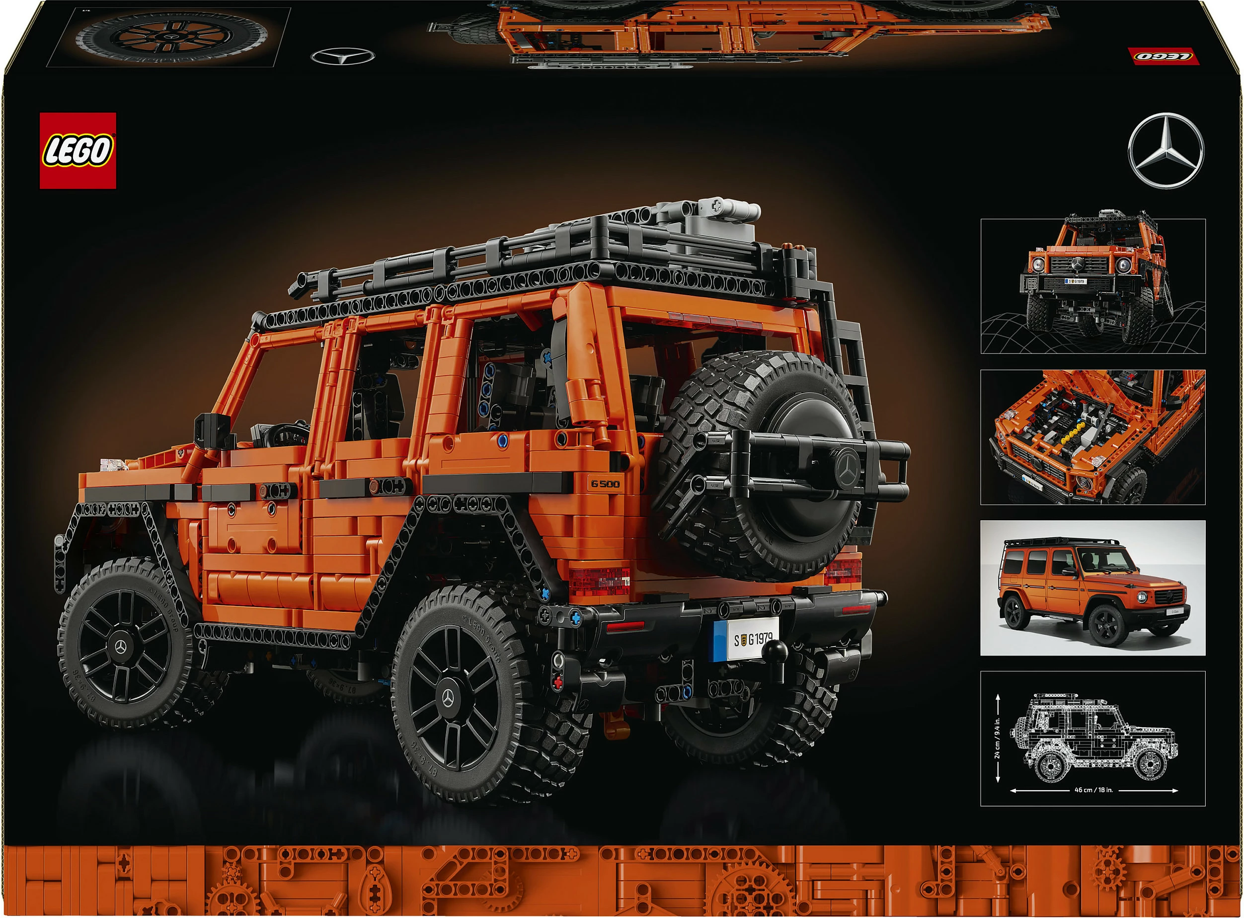 Set ndërtimi LEGO Mercedes-Benz G 500, 2891 pjesë, shumëngjyrëshe