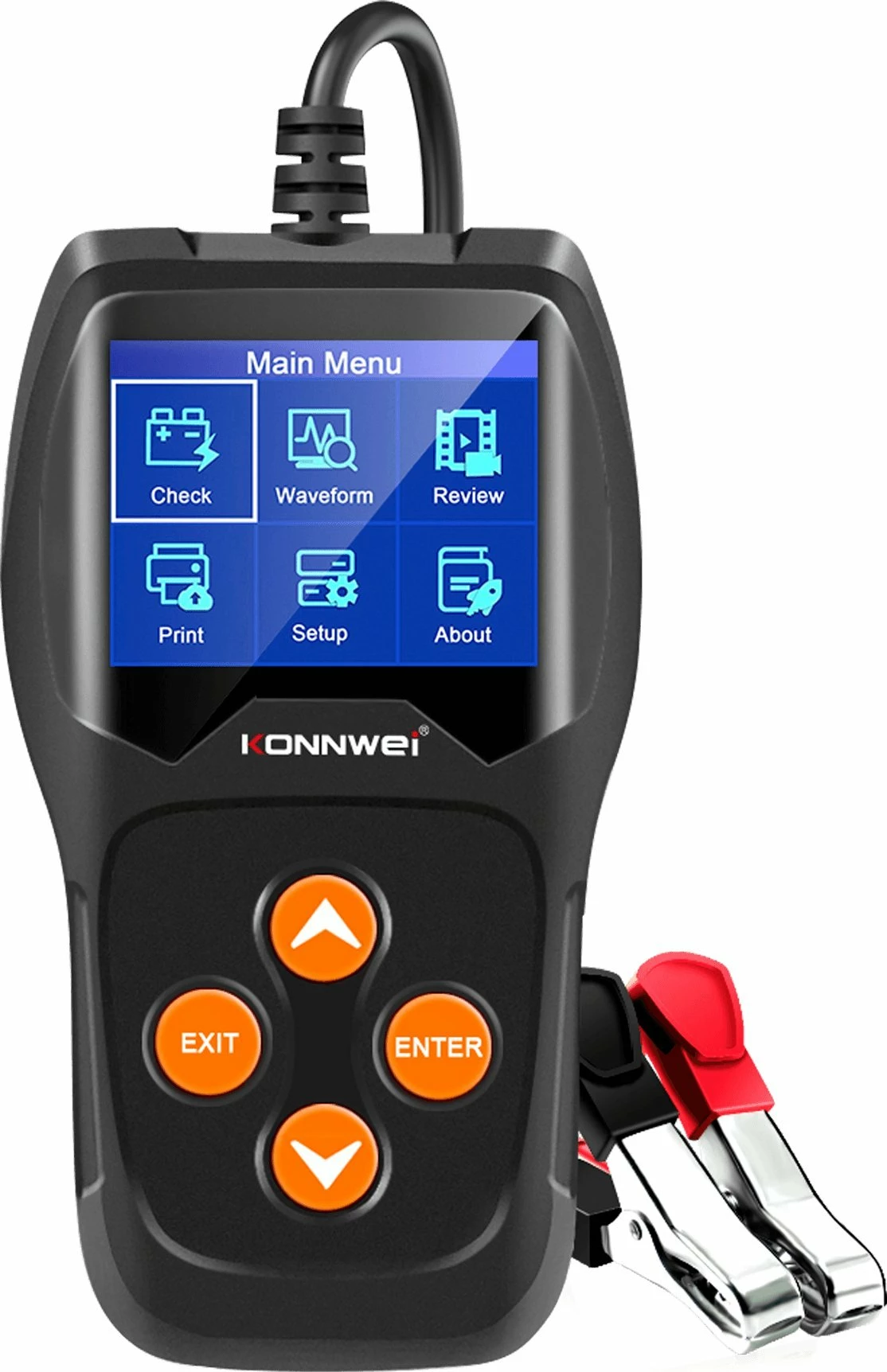 Testues baterie Konnwei KW600 12V me ekran LCD