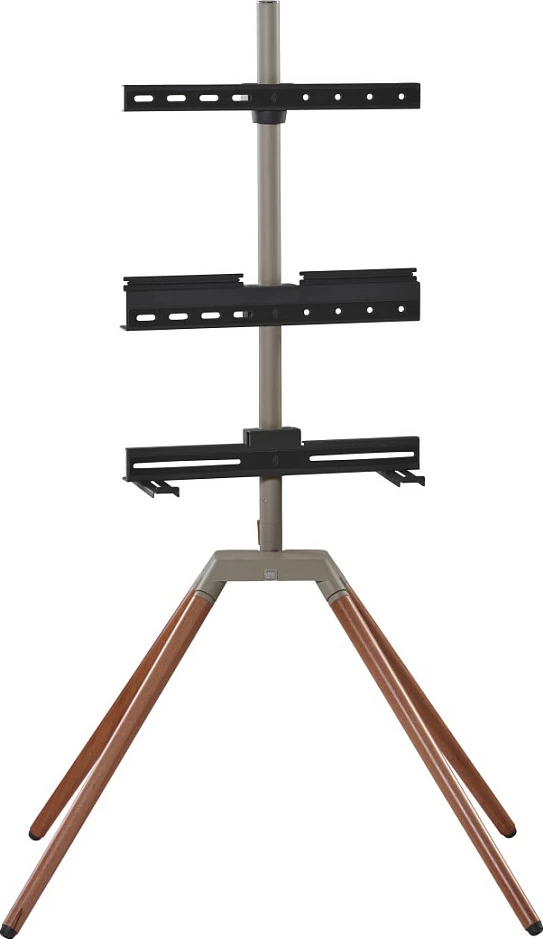 Stativ dyshemeje për TV One For All WM 7475 Quadpod, 32-70", VESA 200x100-400x400, 360°, 35 kg, kafe/gri