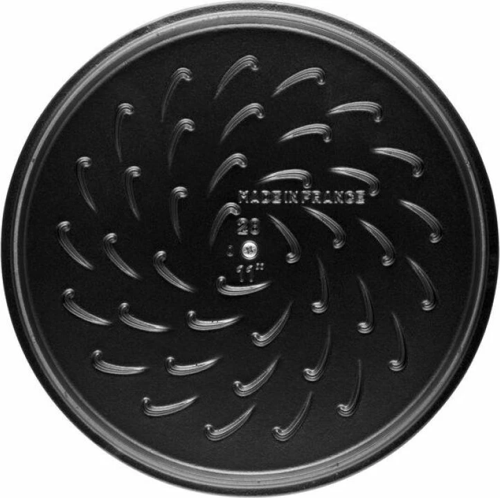Tigan i thellë me kapak ZWILLING STAUB 28 cm, i zi