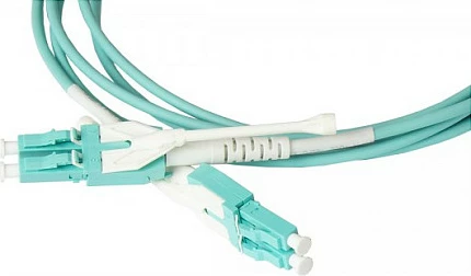 Kabllo fiber optike GoodConnections LW-U802LC3, OM3, LC-LC, 2 m, duplex, aqua