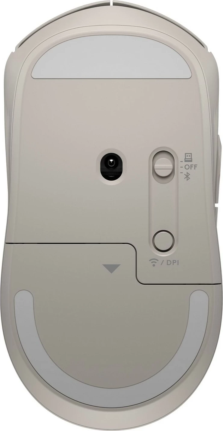 Maus HP 410 Quiet, wireless, 5 butona, laser, e verdhë