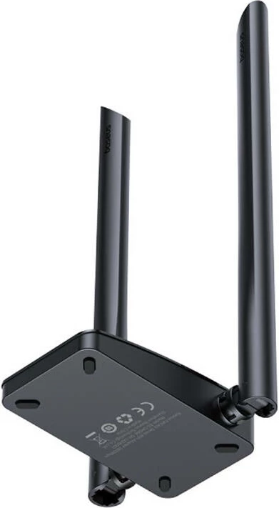 Adapter WiFi Baseus FastJoy 1800Mbps me antena të jashtme, i zi