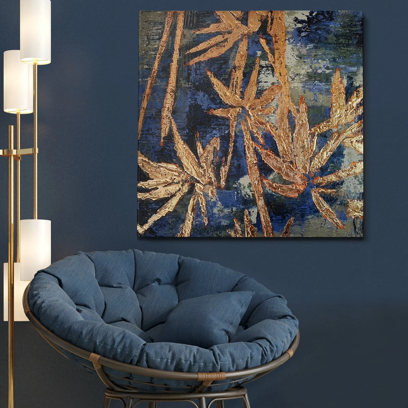 Pikturë dekorative me vaj, shumëngjyrëshe, Wallity, OPG1363417871, 100x100cm