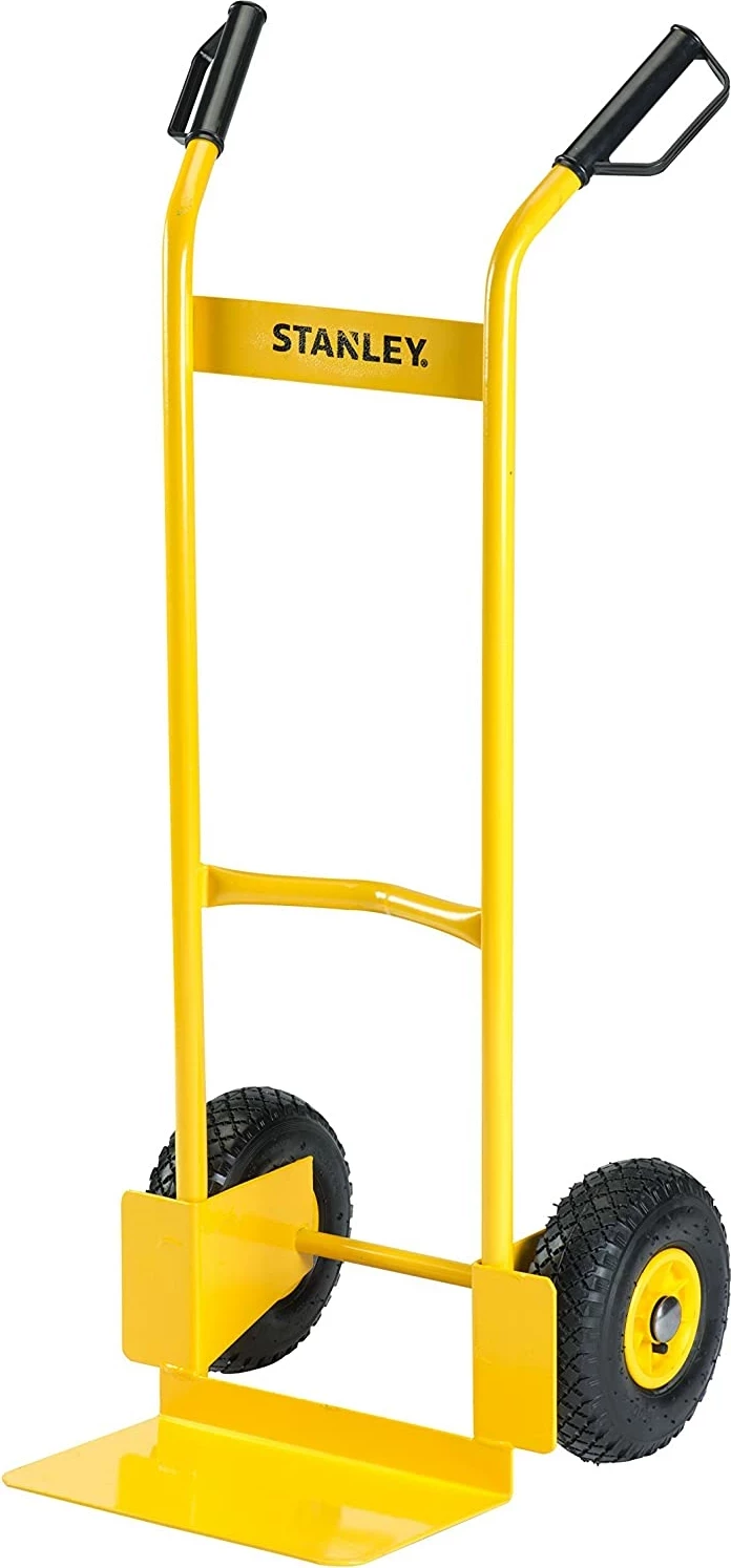 Karrocë transporti Stanley SXWTD-HT522 200 kg 474x470x1190 mm rrota pneumatike platformë 308x200 mm e verdhë