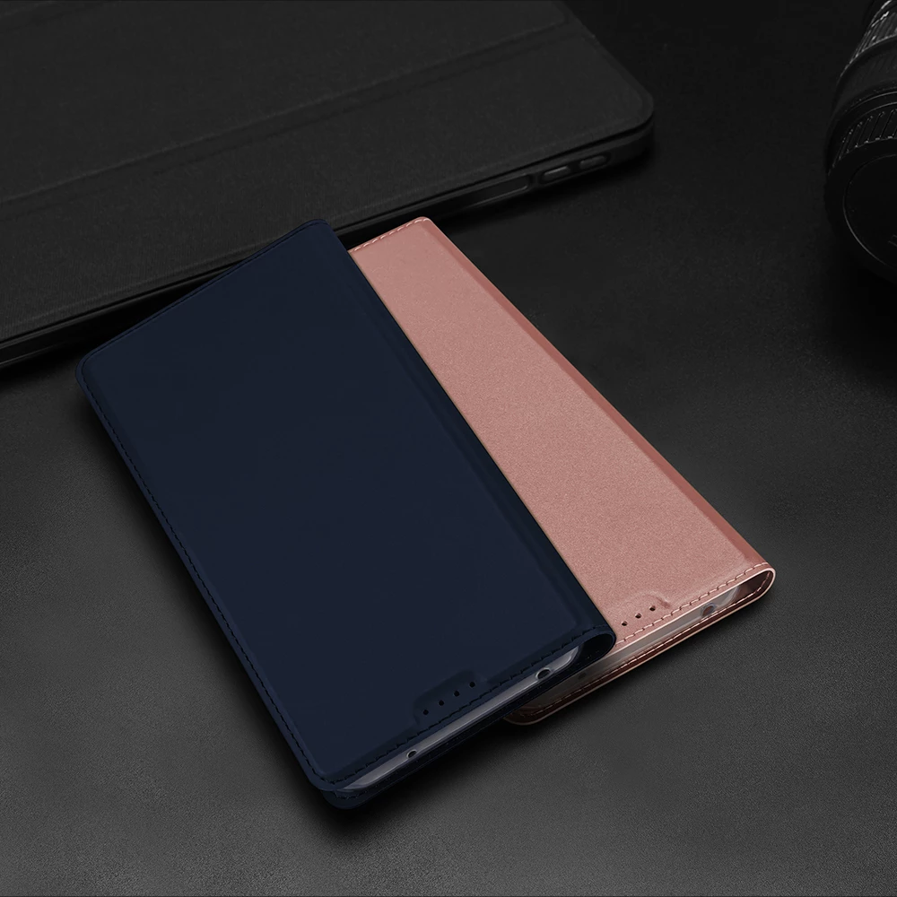 Mbështjellës Dux Ducis Skin Pro për Xiaomi Redmi Note 12, me kapak, portofol dhe qëndrim, Kaltër