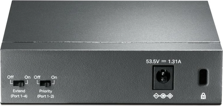 Switch TP-Link 5-Port 10/100Mbps Desktop PoE, i pa menaxhuar, Fast Ethernet, Full duplex