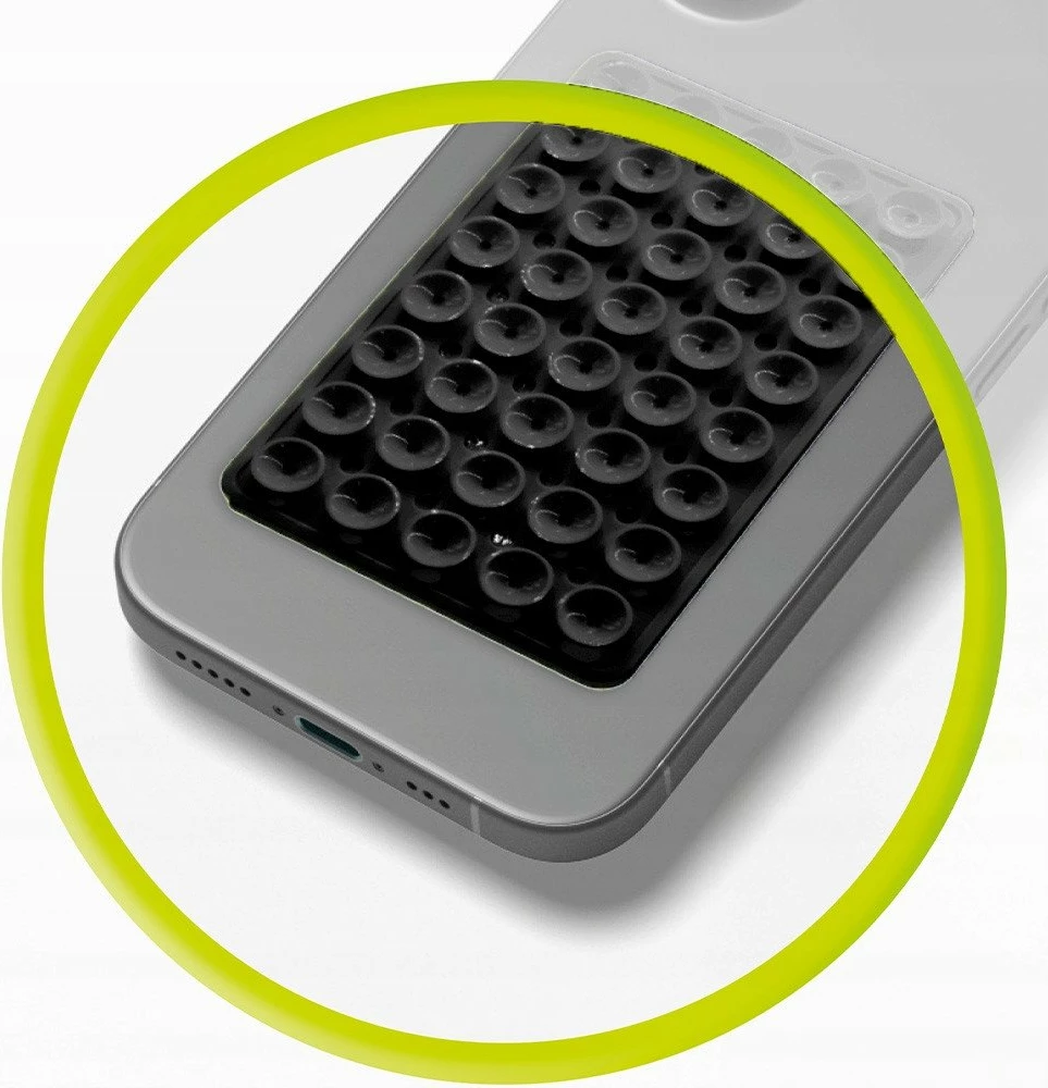 Mbajtëse telefoni Mobile Origin Sticker Phone Mount O1, me thithëza silikoni, e zezë