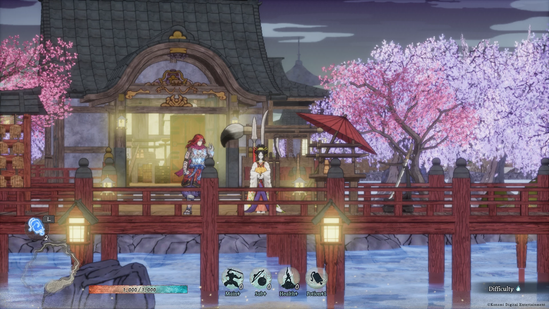 Lojë Konami GetsuFumaDen: Undying Moon për Nintendo Switch