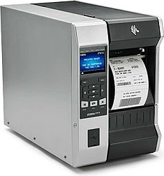 Printer industrial etiketash Zebra ZT610, Thermal Transfer, 300 dpi, 300 mm/s, Ethernet/USB/Bluetooth, zi/gri