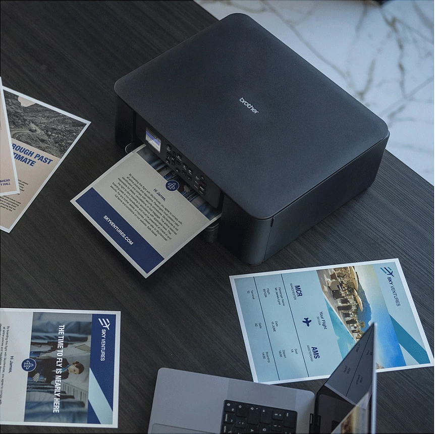 Printer multifunksional inkjet Brother DCP-J1310DW, A4, Wi‑Fi, duplex, me ngjyra, i zi