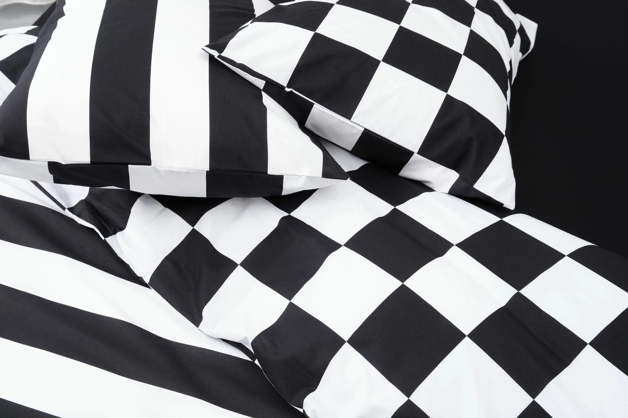 Set mbulesë për jorgan njëpersonësh, ngjyrë e zezë, L'Essentiel Linge de Maison