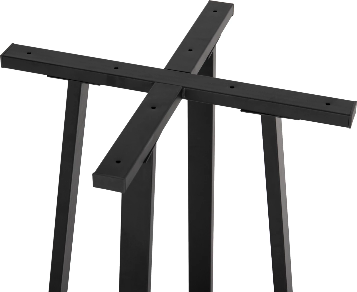 Bazë për tavolinë bar, lartësi mesatare, metal i zi, 50x50x90H cm