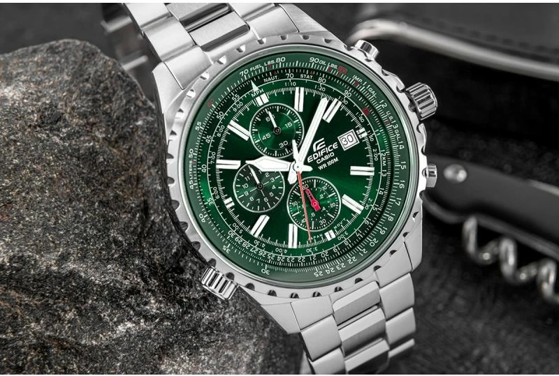 Orë dore për meshkuj Casio, argjend