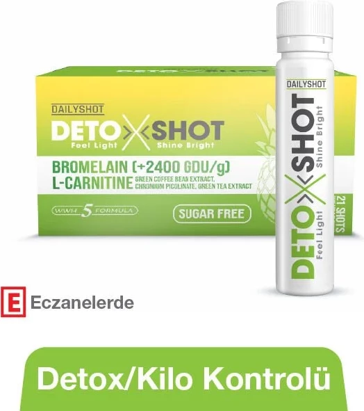 DetoxShot – Pije Detoks për Kilo Kontroll dhe Energji Natyrale