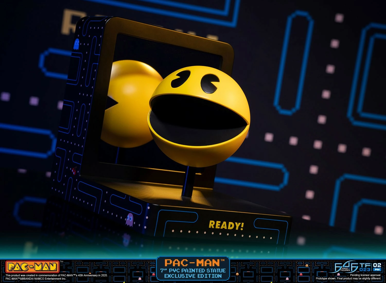Figurinë PVC FIRST4FIGURES PAC-MAN 40th Anniversary, edicion ekskluziv