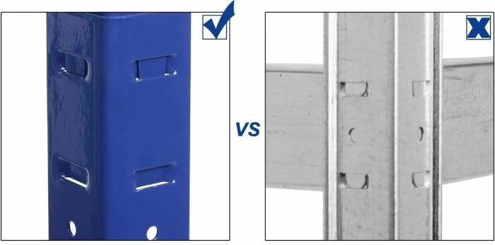 Raft magazinimi metalik SONGMICS GLR30Q, 150 x 75 x 30 cm, 5 rafte, kapacitet 650 kg, blu e errët