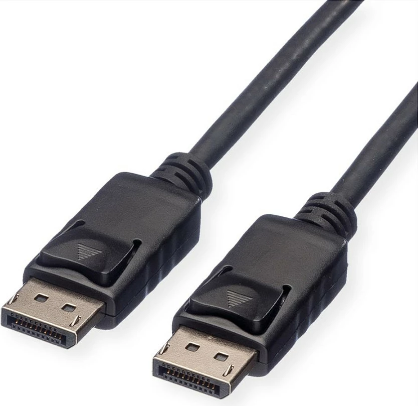 Kabllo DisplayPort ROLINE 11445764, 5 m, DP 1.2, 4K@60Hz, e zezë