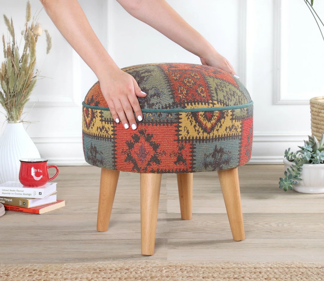 Puf Atelier del Sofa, Rugrev, i gjelbër