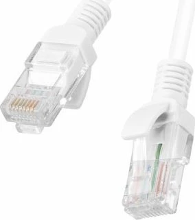 Kabllo rrjeti (patchcord) Lanberg Cat.5e UTP 2 m, e bardhë
