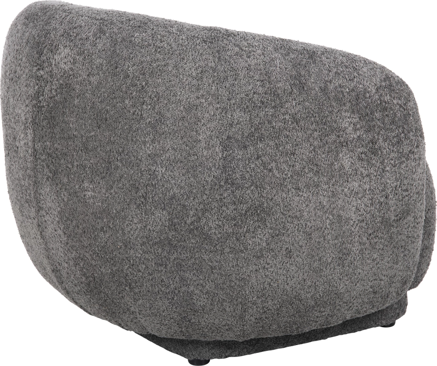 Fotelje KARPEN FH9600.01, stof boucle, gri, 93x87x78H cm