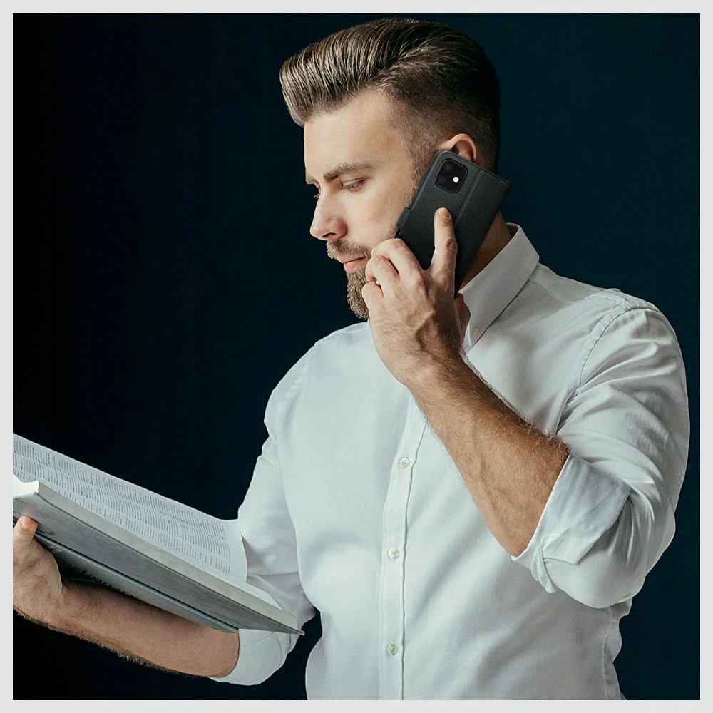 Mbështjellës Tech-Protect Wallet për Xiaomi Redmi Note 12 4G/LTE, i zi
