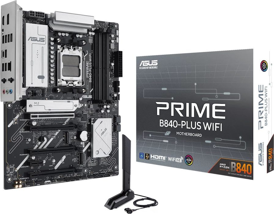 Pllakë amë ASUS PRIME B840-PLUS WIFI, ATX, AM5, DDR5