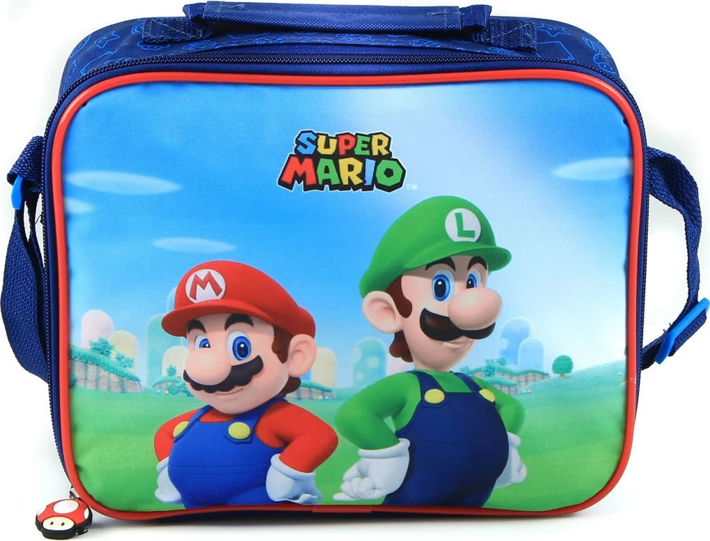 Super Mario 7" Lunchbag With Strap