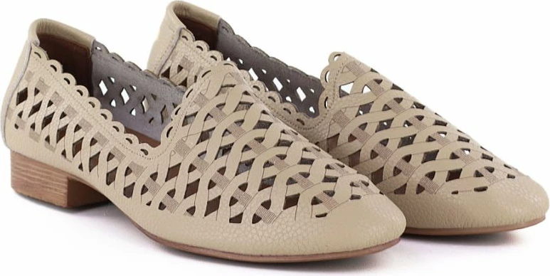 Këpucë lëkure për femra Jezzi OL50-1, bezhë