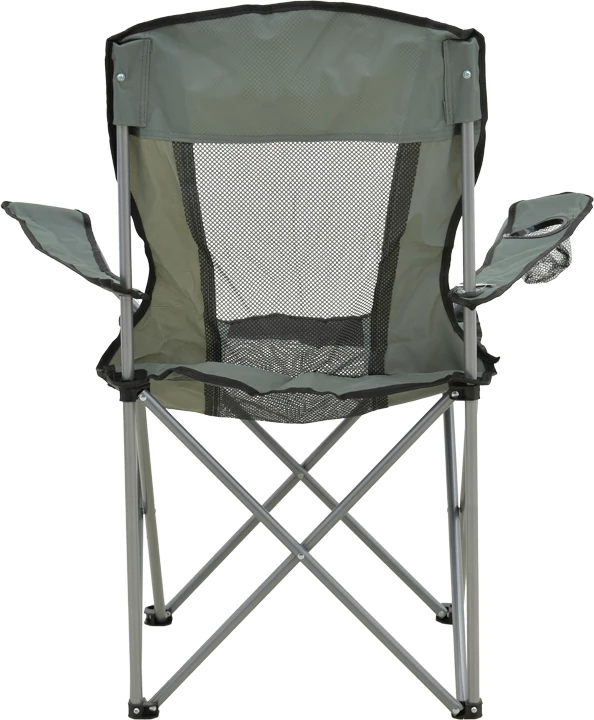 Karrige palosëse për plazh e kamping, metal, pëlhurë e papërshkueshme nga uji, ngjyrë gri, 55x55x95cm