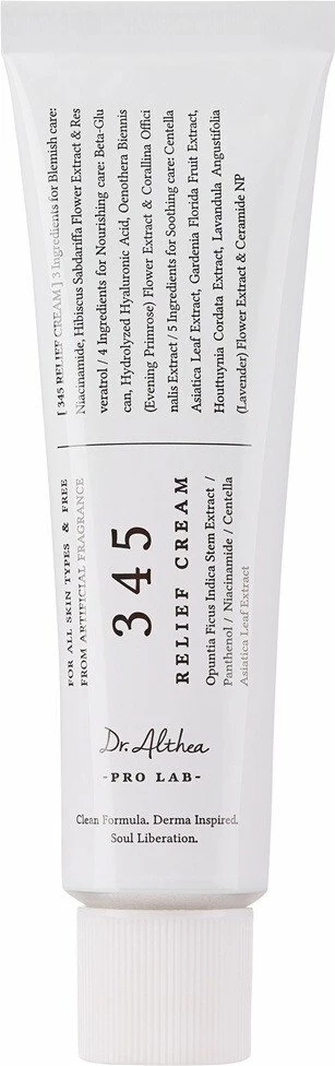 Krem fytyre Dr.Althea Pro Lab 345 Relief Cream 50 ml, me resveratrol, vegan, për lëkurë të ndjeshme