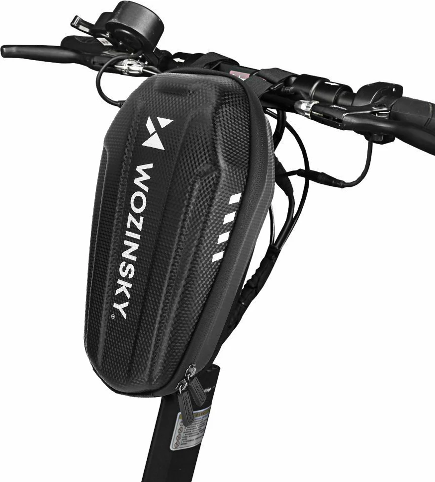 Çantë timoni për trotinet Wozinsky WSB4BK, 3L, EVA, e zezë
