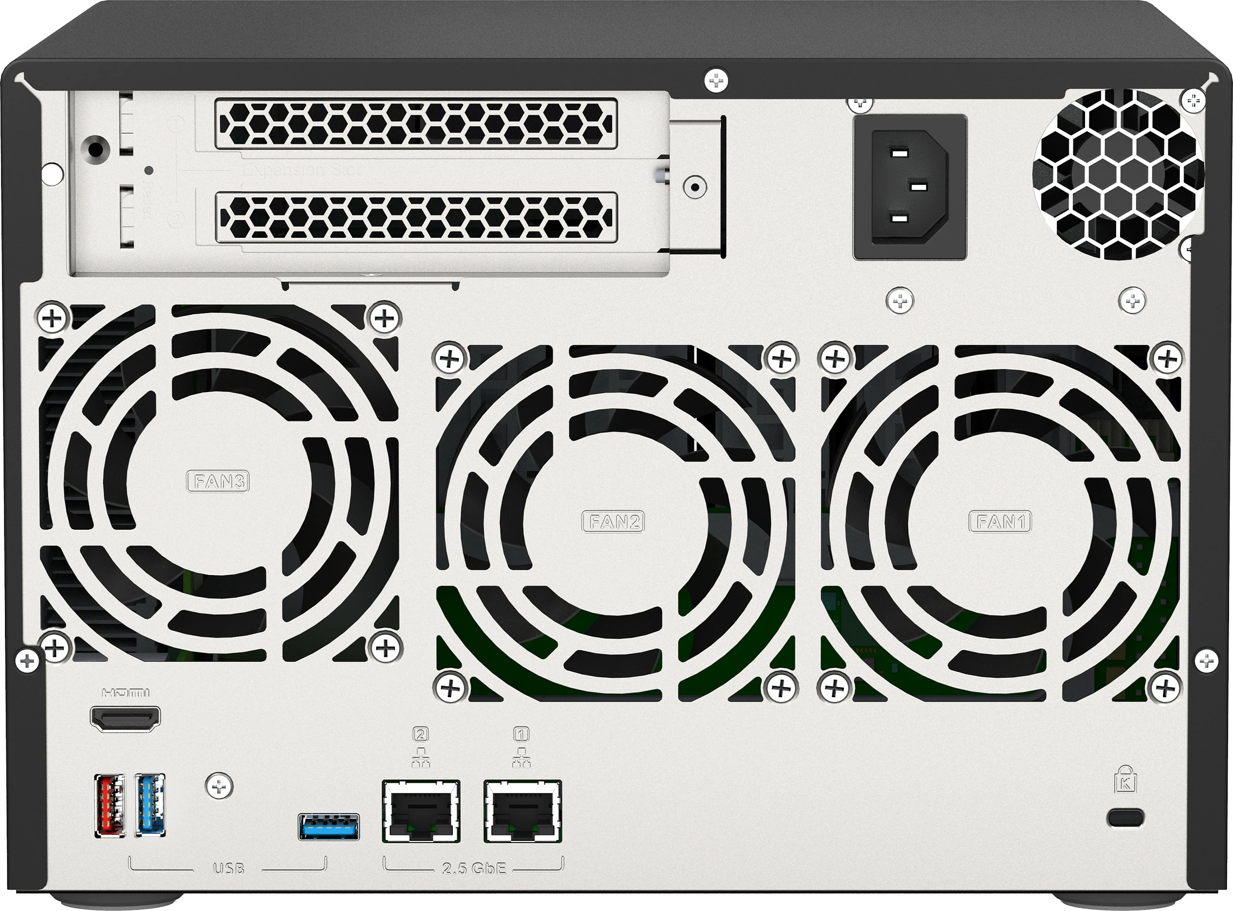 NAS QNAP TVS-675, 8GB DDR4, 6-Bay Tower, 2x 2.5GbE, HDMI 4K, i zi