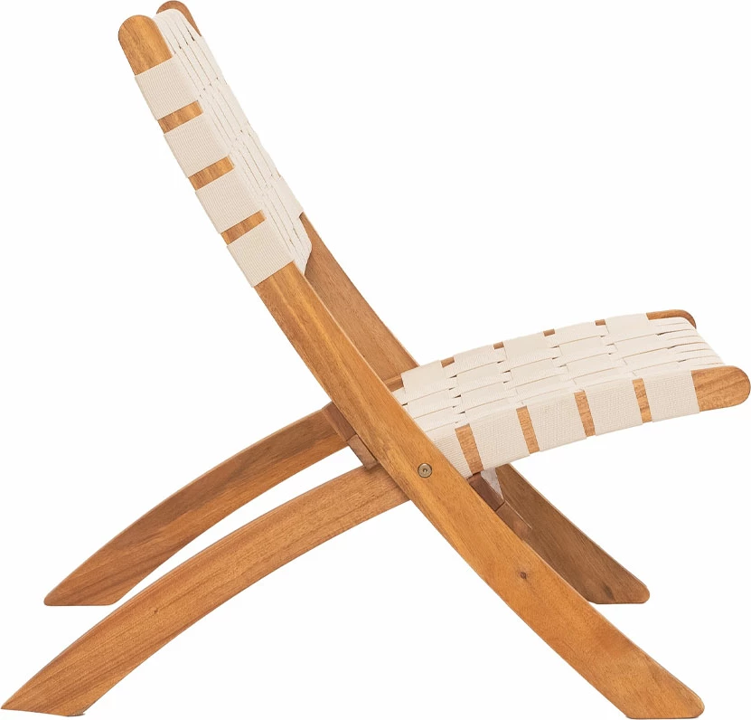 Karrige palosëse Hastag, ngjyrë bezhë-natyrale, 78x60x72.5