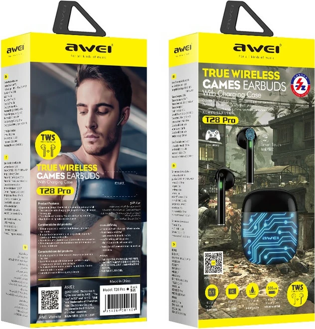 Kufje Me Bluetooth AWEI T28Pro (Gjelbërt)