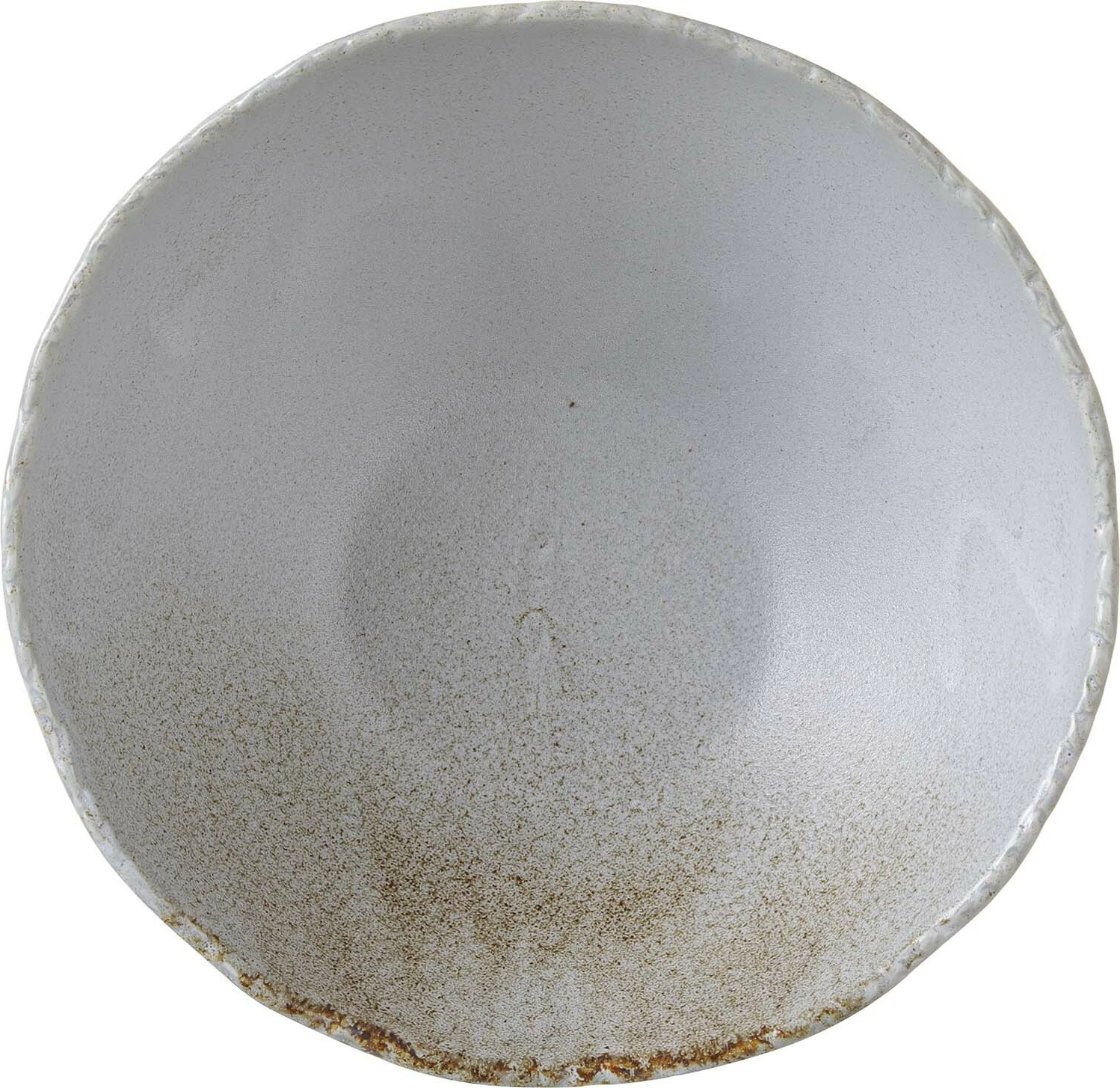 Tas buffet Fine Dine Stark Ø250 mm, 1000 ml, porcelan i vitrikuar, set 3 copë, gri